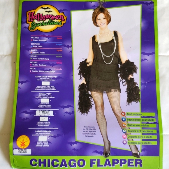 Halloween Flapper Costume Size M - Picture 1 of 11